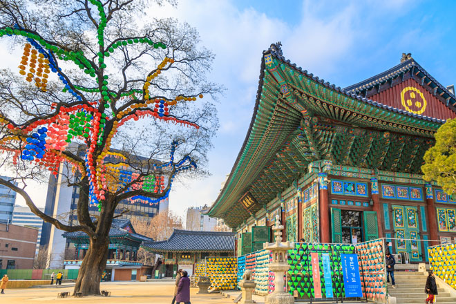 Tour du lịch Hàn Quốc 5 ngày 4 đêm thăm quan chùa Tào Khê