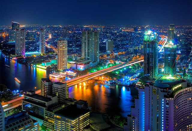 Thủ đô Băng Cốc được mệnh danh là "thành phố nóng nhất" trên thế giới