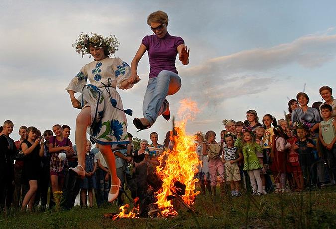 lễ hội Ivan Kupala mùa đông, nước Nga 