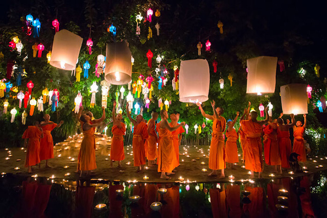 Lễ hội Loy Krathong là lễ hội đặc sắc không thể bỏ qua nếu có dịp du lịch Thái Lan tháng 11