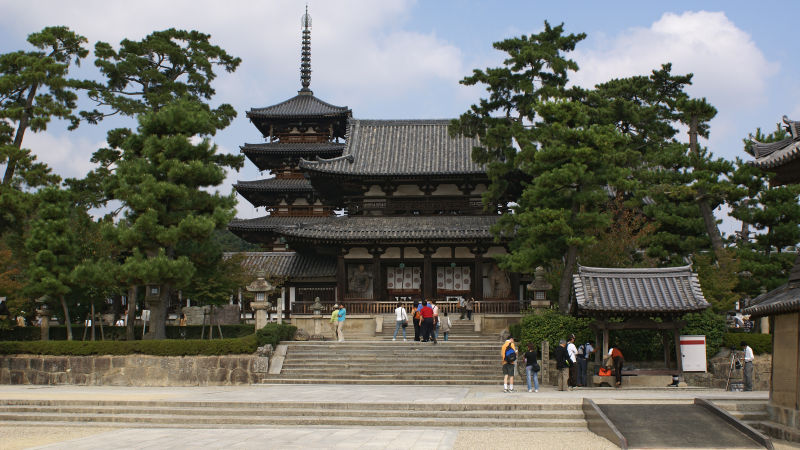 Ngôi chùa cổ Horyuji, Nhật Bản