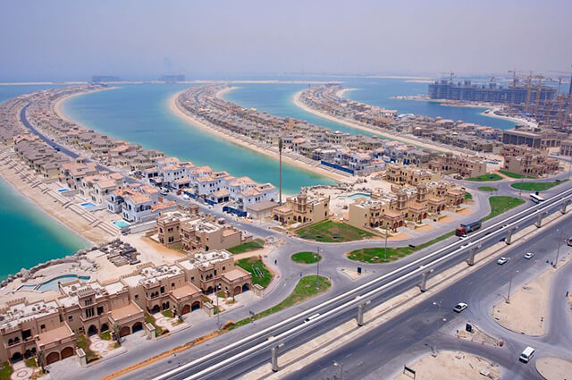 Dubai đã mất khoảng 6 năm để hoàn thành công trình lấp biển xây đảo nhân tạo Palm Jumeirah