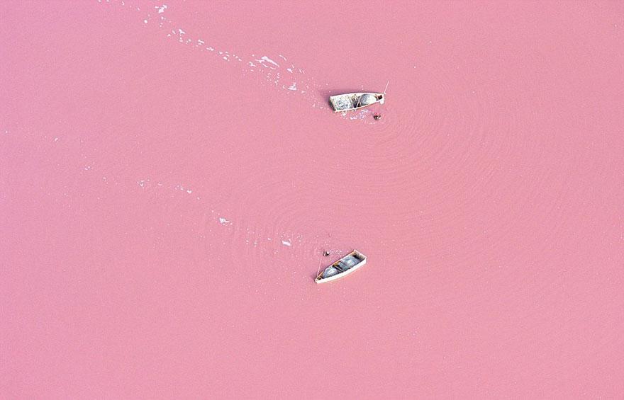 Hồ Retba, Senegal