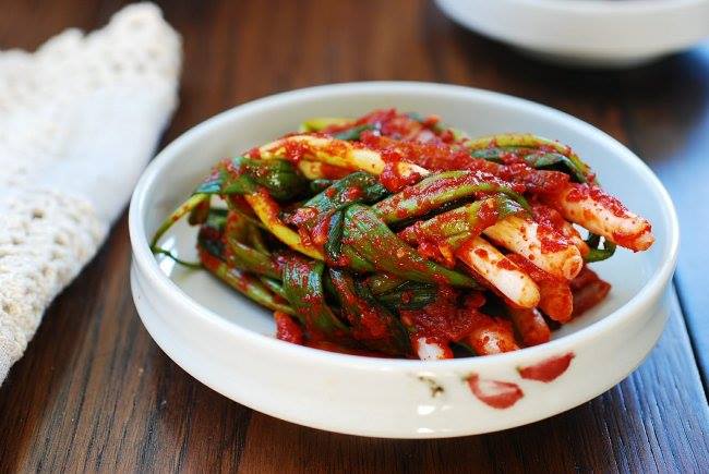 Pa-kimchi (Kimchi hành lá)