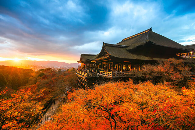 Khung cảnh đẹp như tranh vé của chùa Thanh Thủy mùa thu