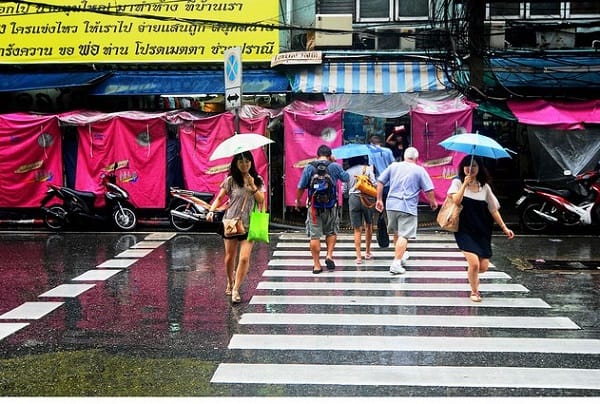 Du lịch Thái Lan vào mùa mưa