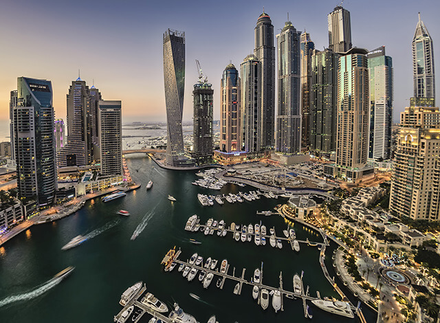 Bến du thuyền Dubai Marina có mức đầu tư tới 10 tỷ USD