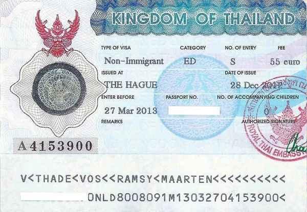Xin visa du lịch Thái Lan 