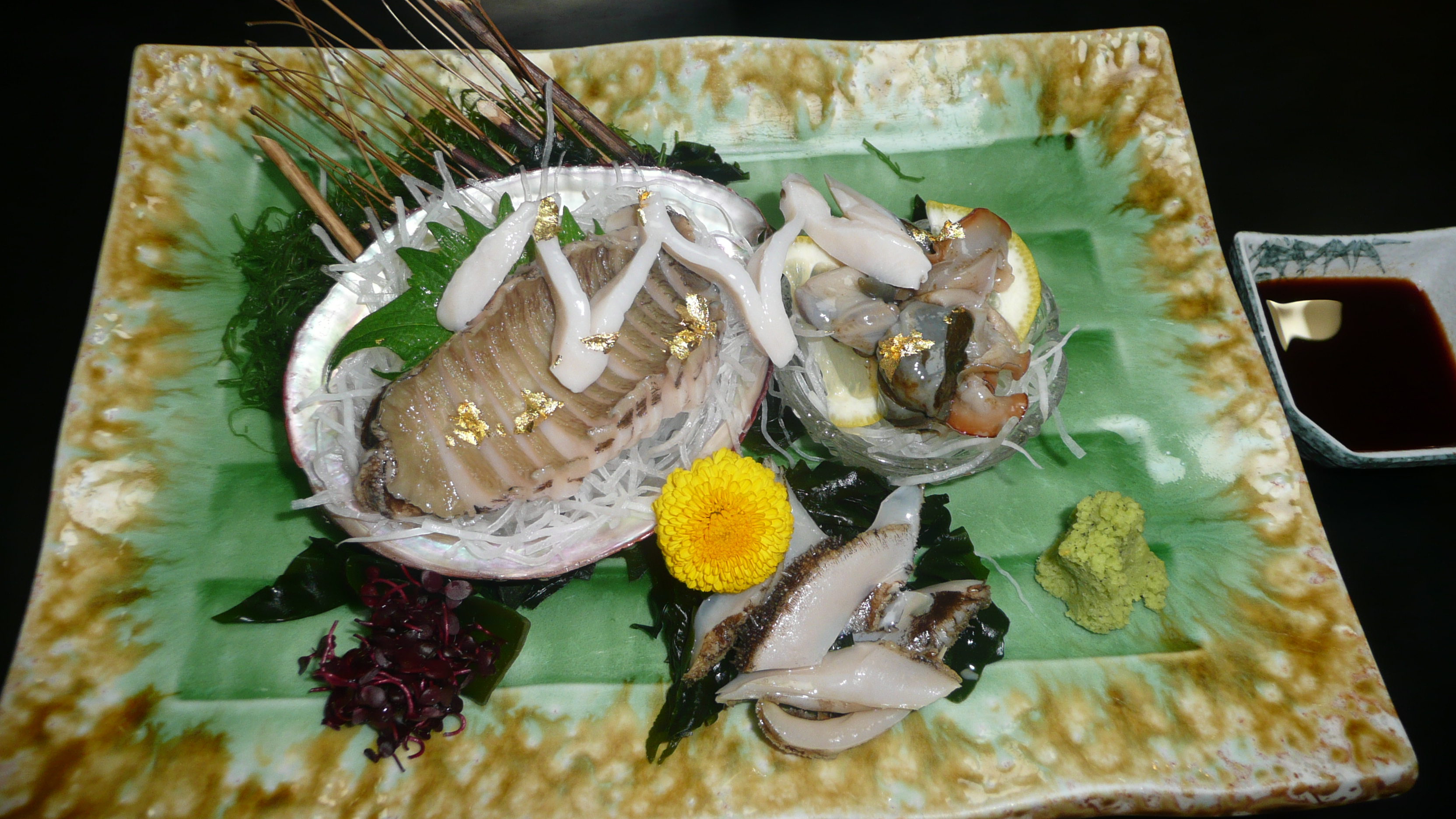 Bào ngư (awabi sashimi)